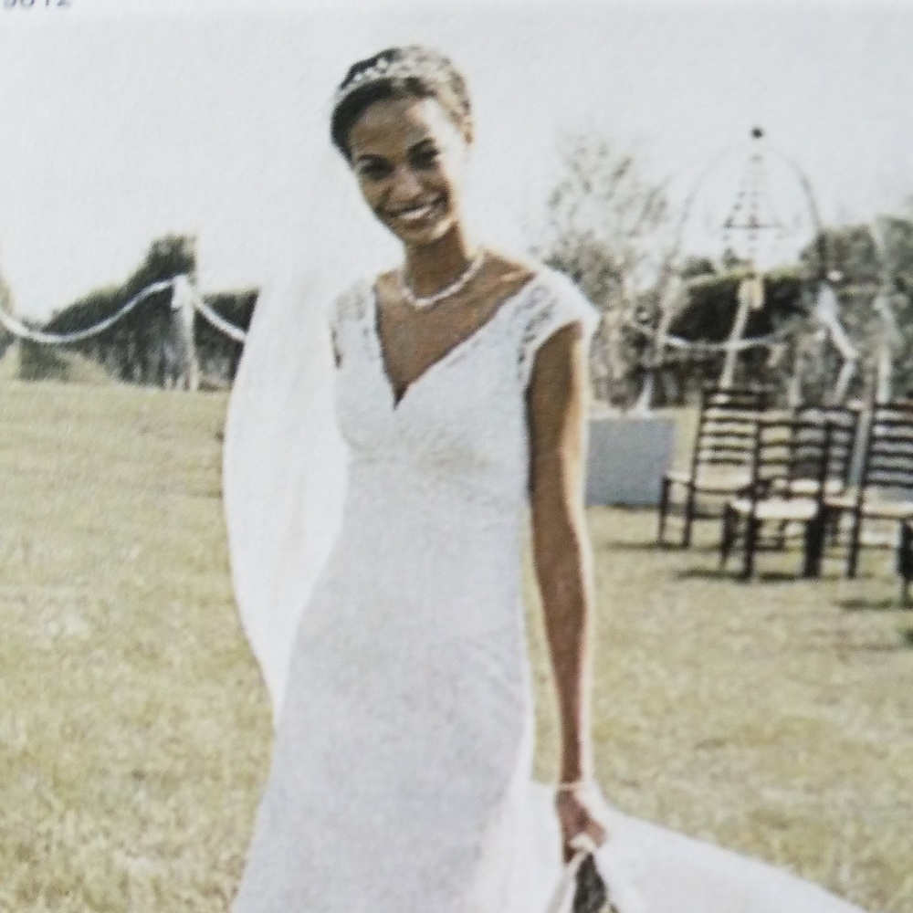 Wedding Gown - All Over Beaded Lace Trumpet Gown